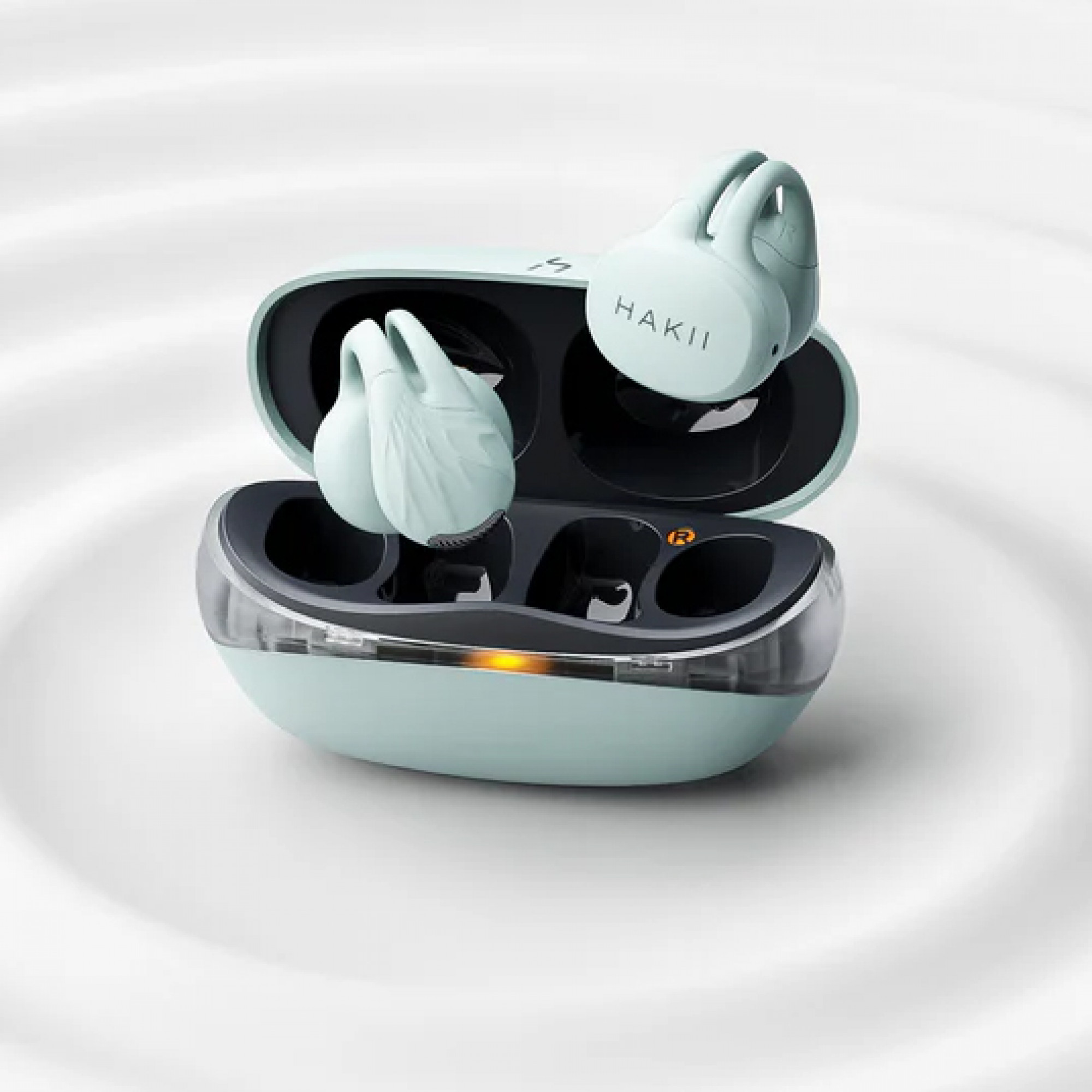 Безпроводні навушники з конструкцією open-ear HAKII LINK Open-Ear Wireless Earbuds color :Green